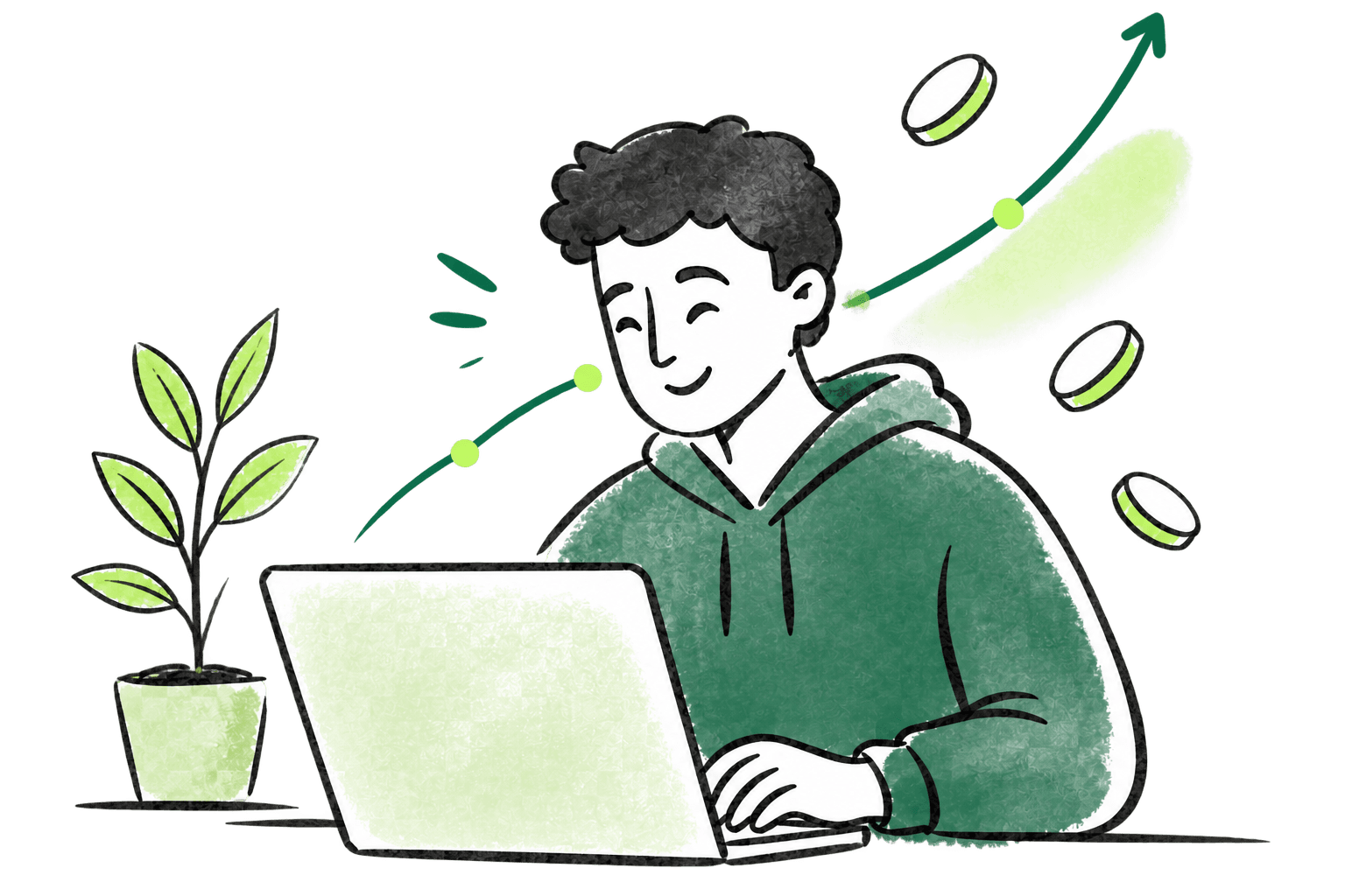 A developer earning sustainable revenue from their software