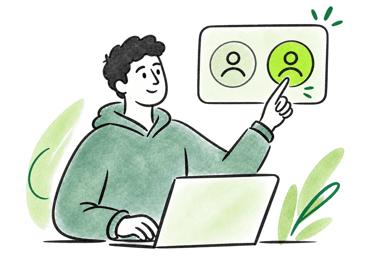 A person choosing to support software they value